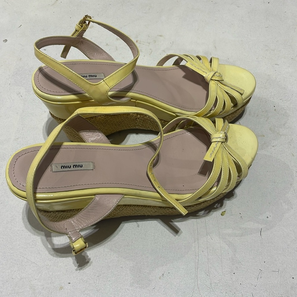 MIU MIU wedges